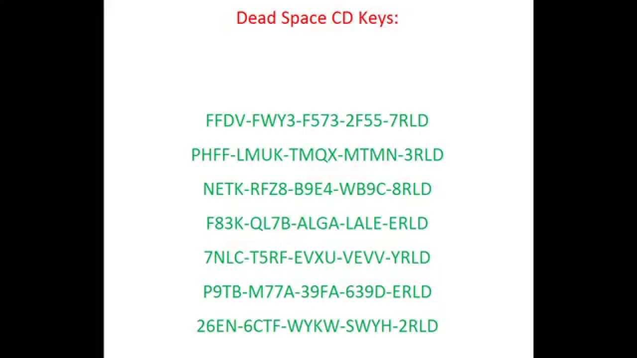 Dead space 2 serial key generator interlock