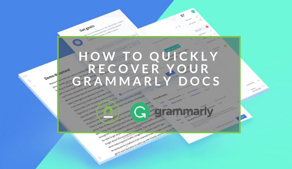 Grammarly Recover Deleted